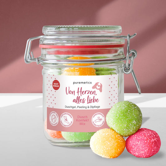 3-in-1 Dusch-konfekt "With Love From The Heart"