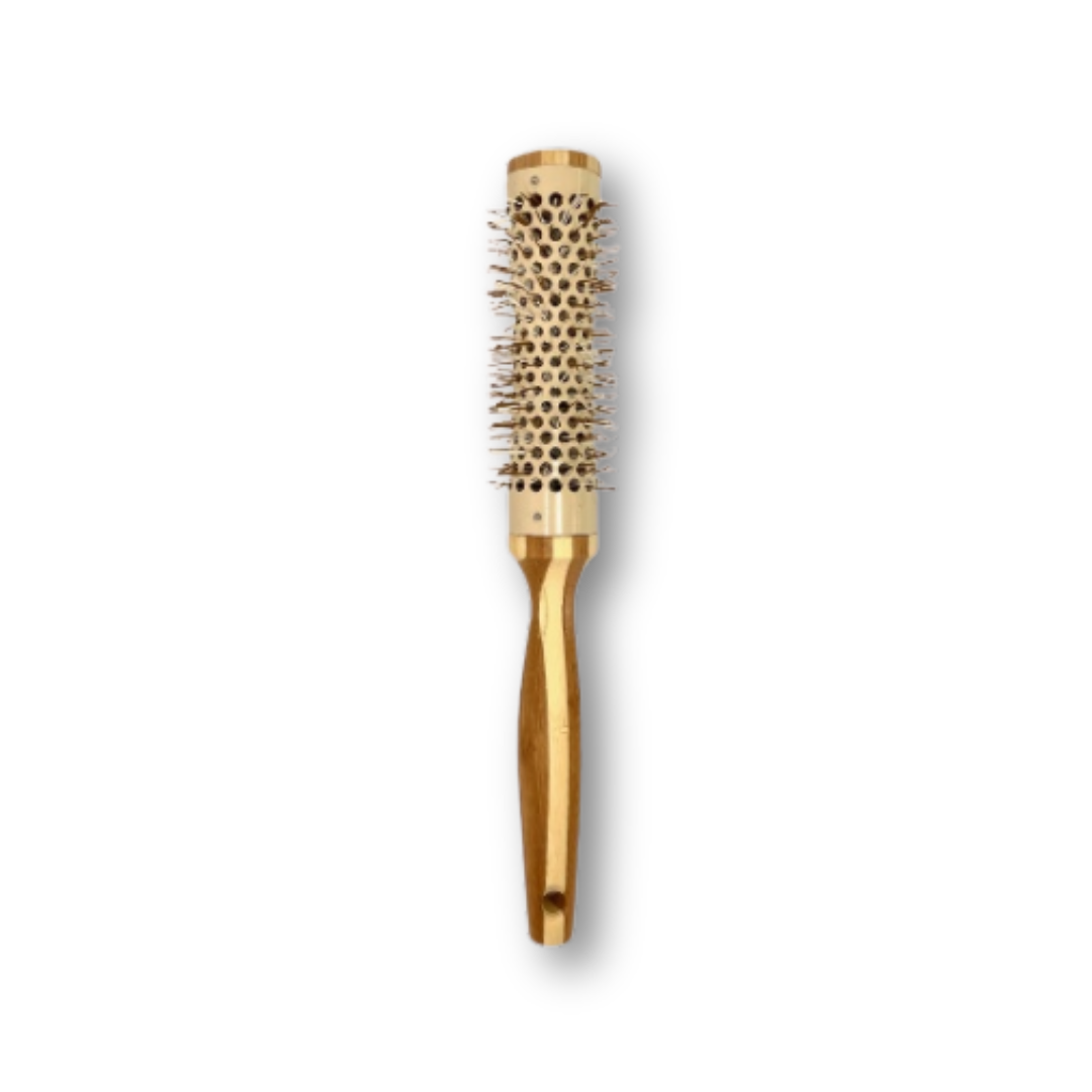 Round bamboo hairbrush diameter 32