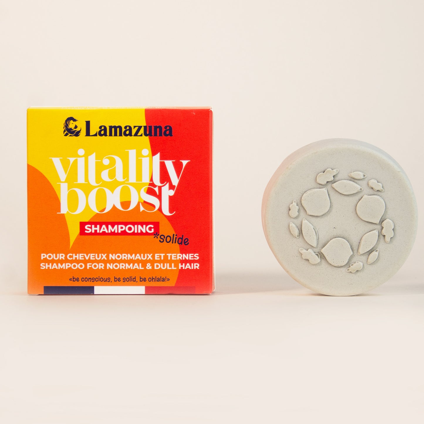 Solid Shampoo Normal hair White & Green clay