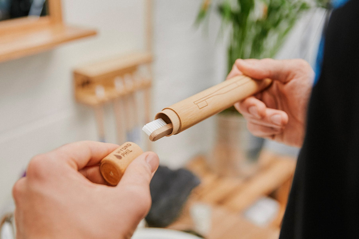 Tandborstfodral Bambu