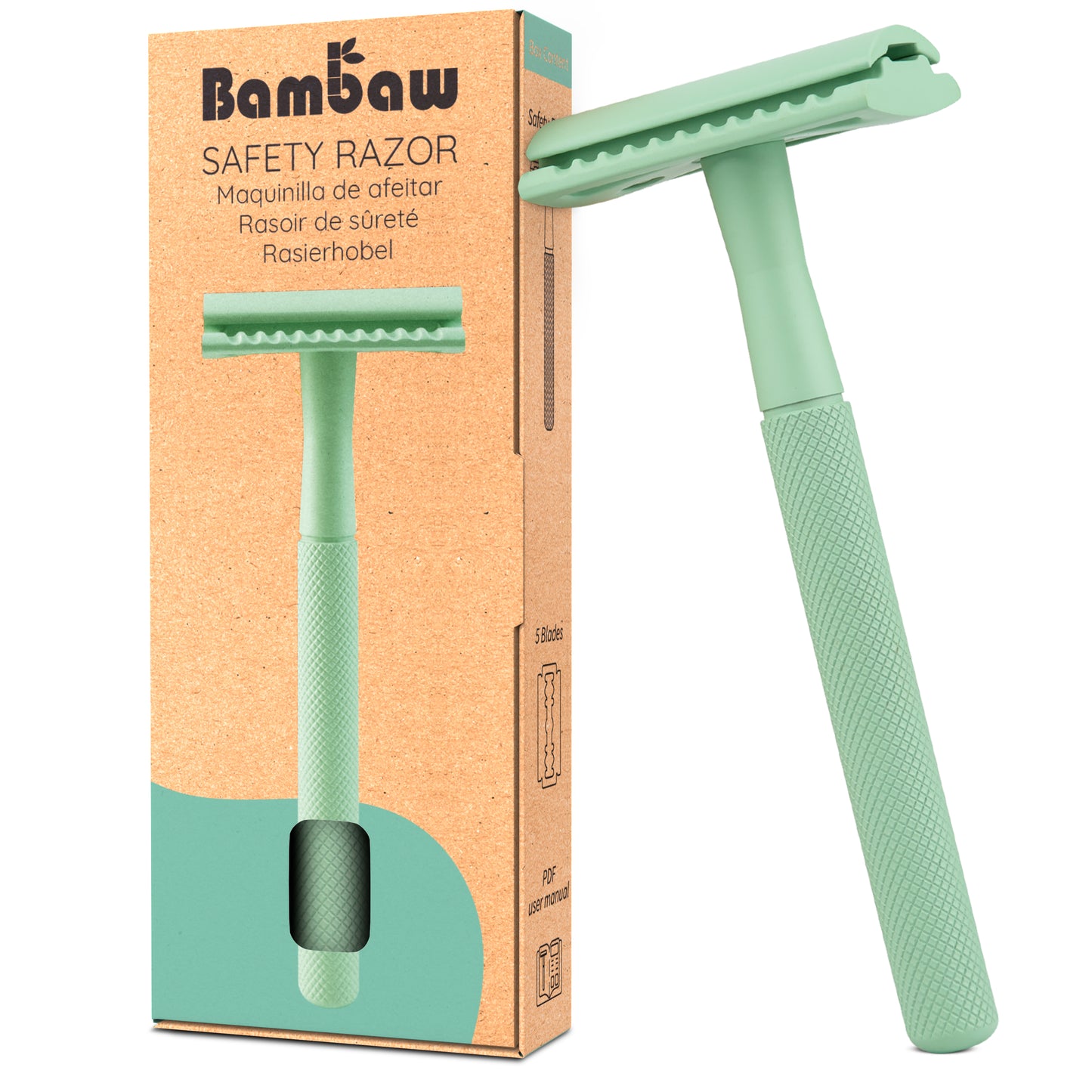 Safety Razor Mint Green