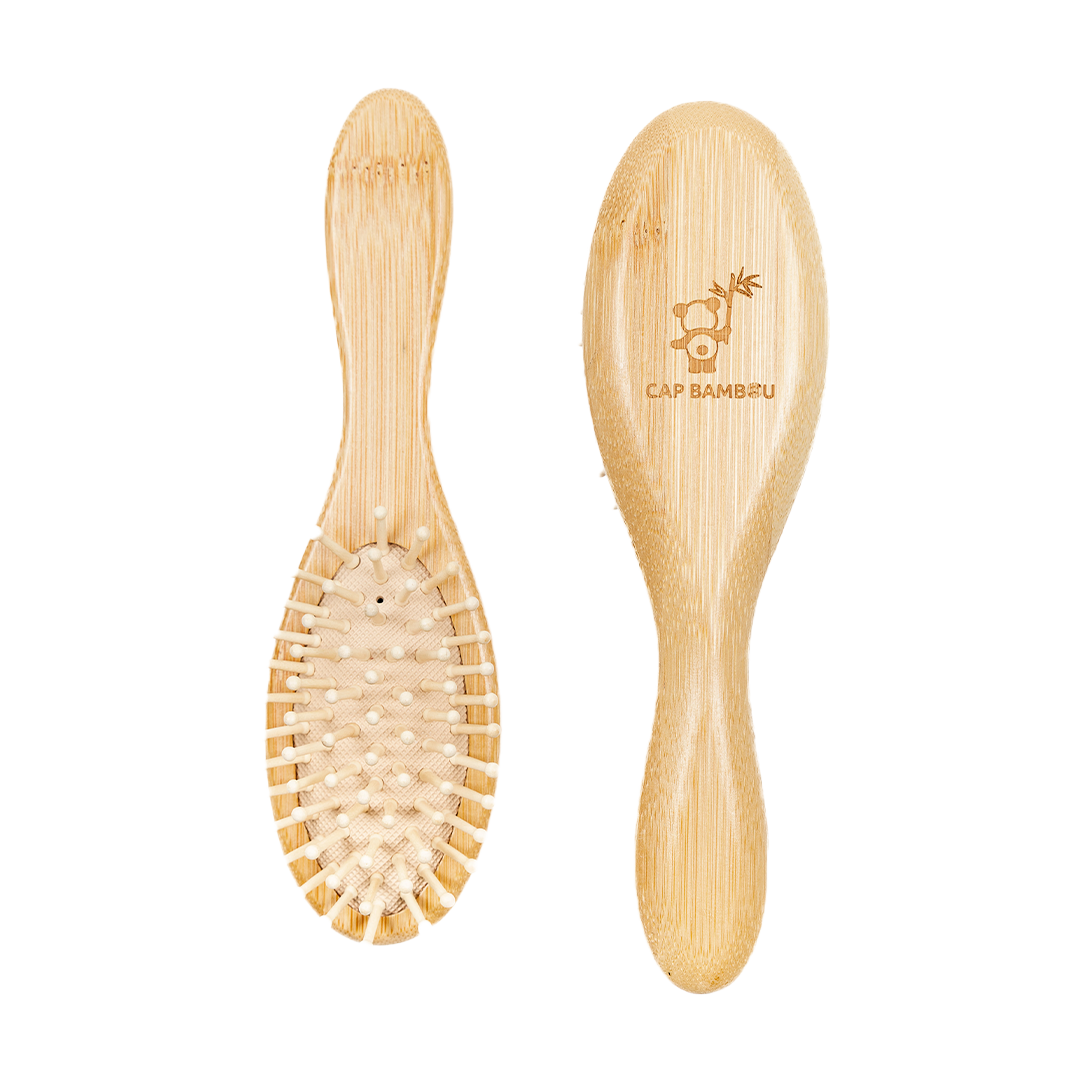 “Small” Bamboo Hairbrush