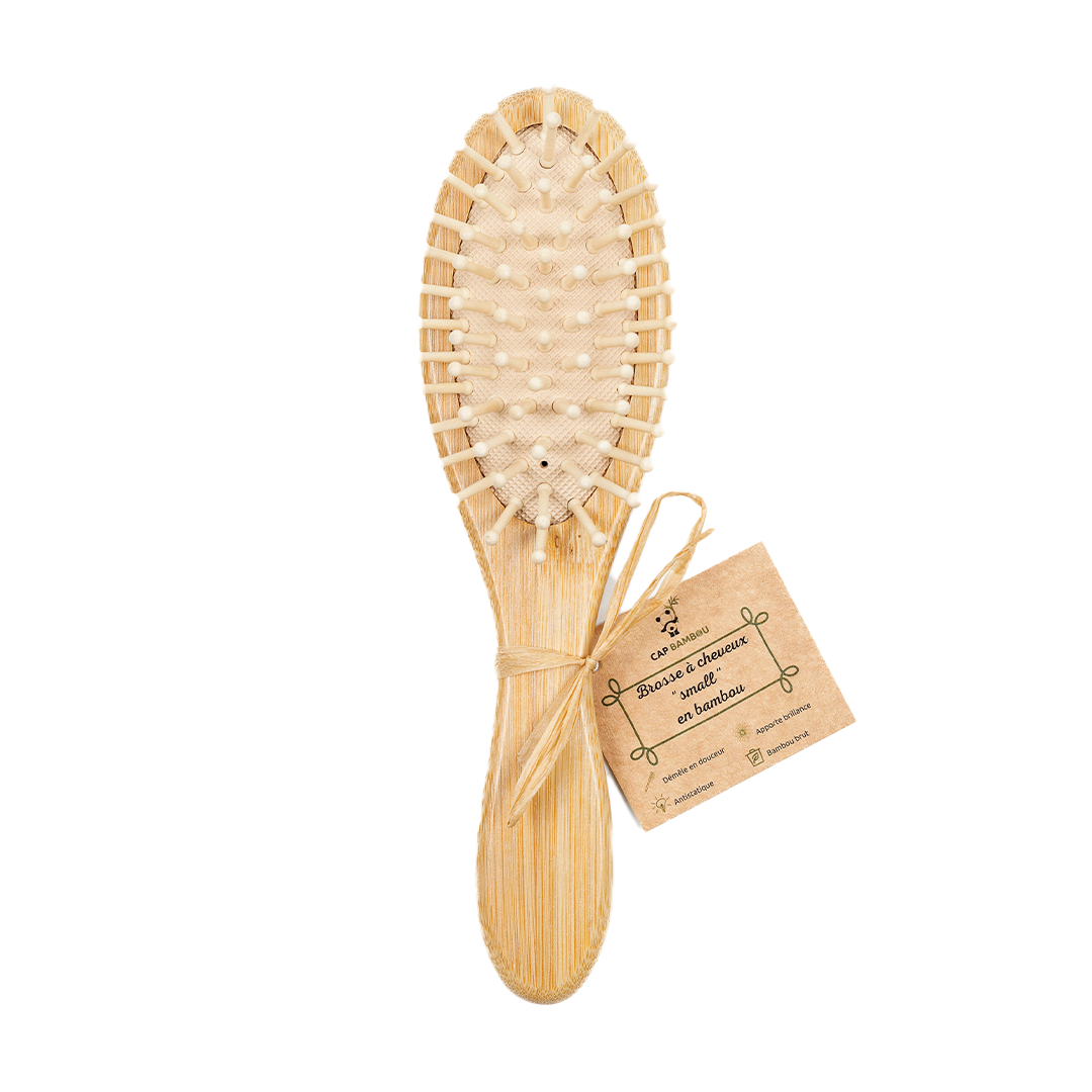 “Small” Bamboo Hairbrush