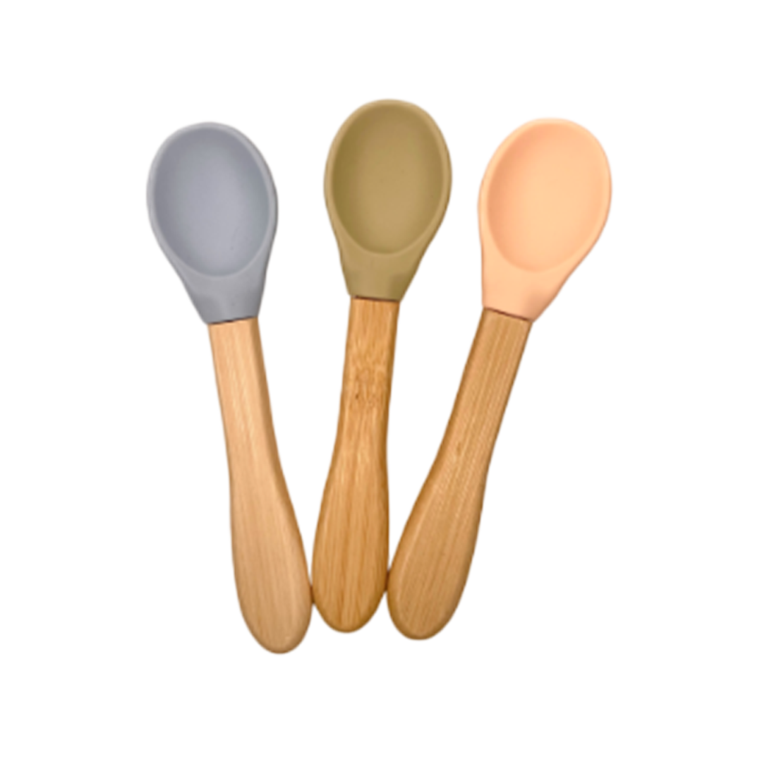 Set of 3 Baby Spoons – Pastels