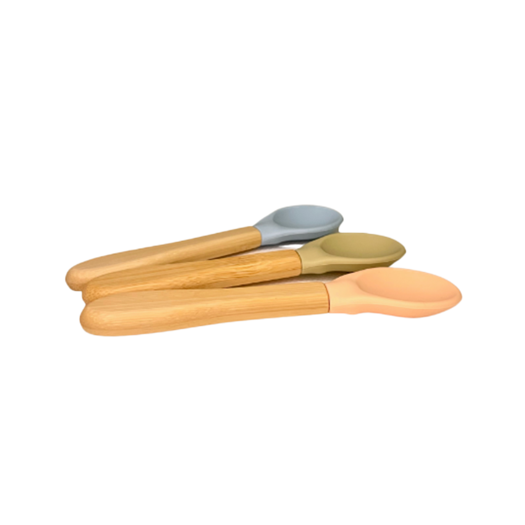 Set of 3 Baby Spoons – Pastels