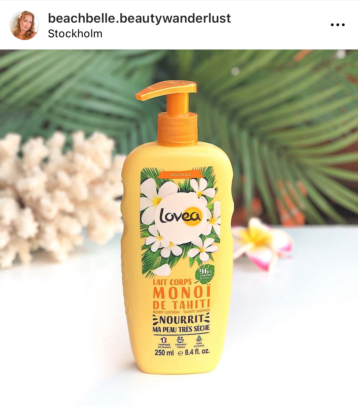 Body Lotion Tahiti Monoi - Very Dry Skin