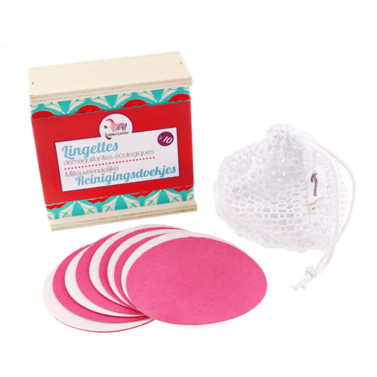 10 Cleansing Wipes + Washing Bag + Poplar Wood Box