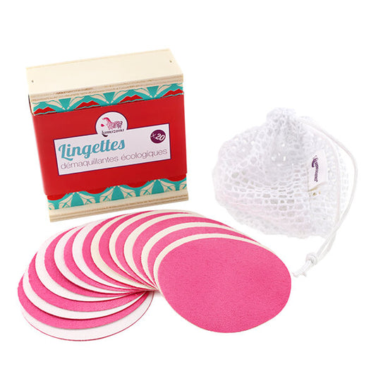 20 Cleansing Wipes + Washing Bag + Wood Box