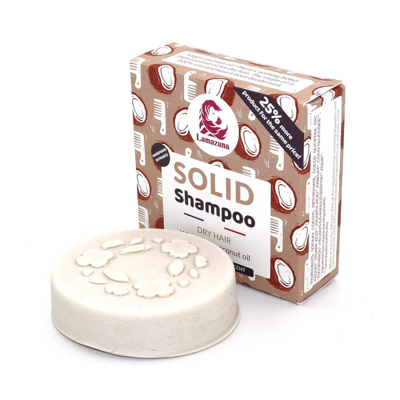 Solid Shampoo Dry Hair with Vanilla & Coconut