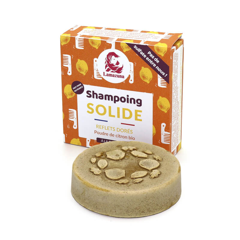 Solid Shampoo Blonde & Fair Hair with Organic Lemon Powder