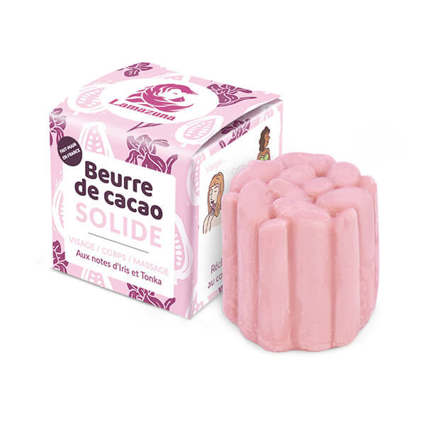 Solid Pink Cocoa Butter with Iris & Tonka