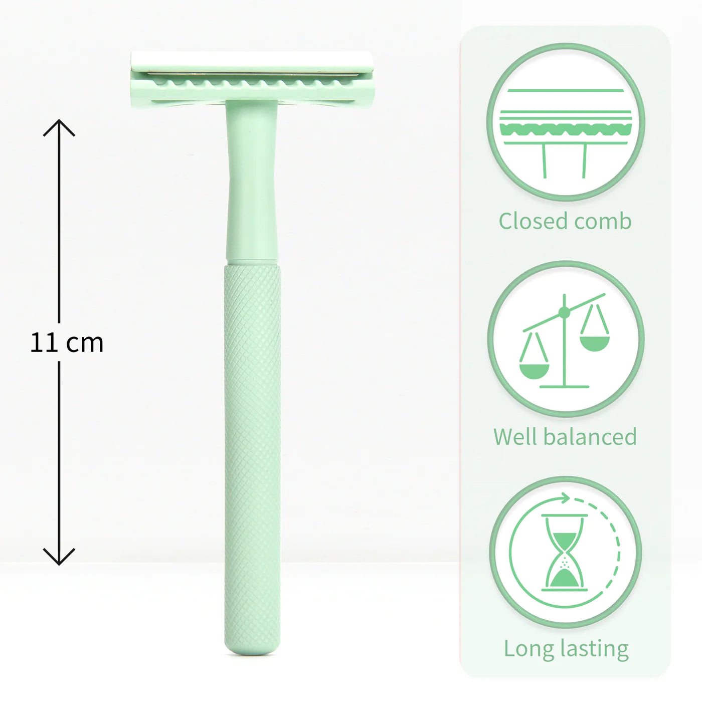 Safety Razor Mint Green