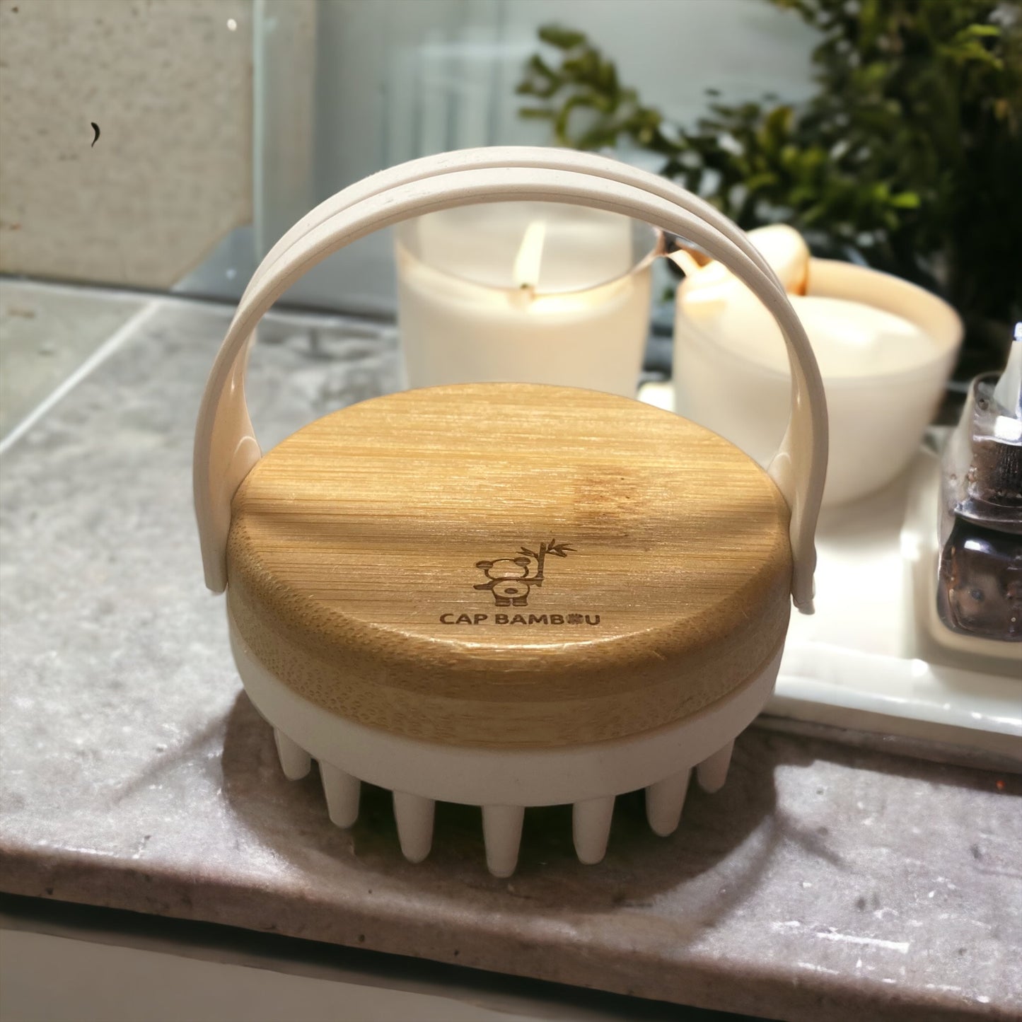 Scalp massage brush