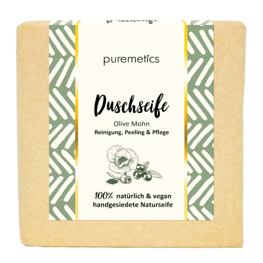 Peeling Shower Soap "Olive Poppy"