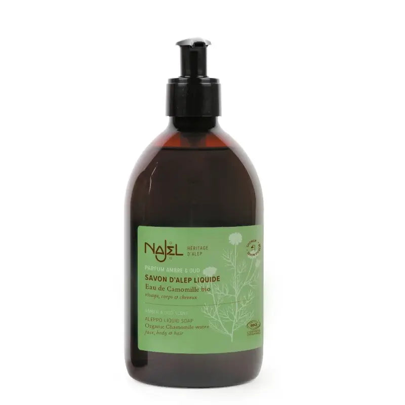 Aleppo Liquid Soap 5% HBL - Amber & Oud