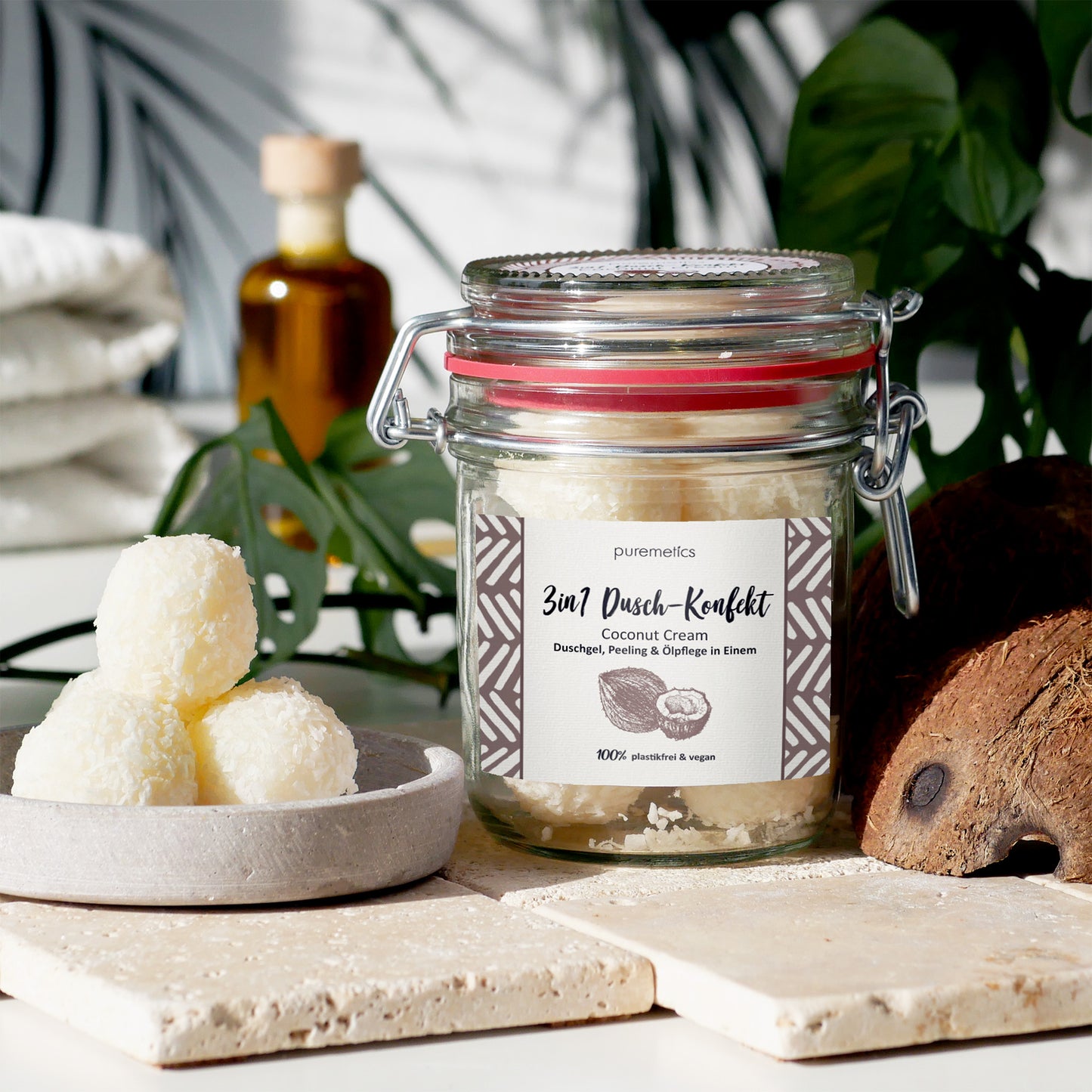 3-in-1 Dusch-konfekt "Coconut Cream"