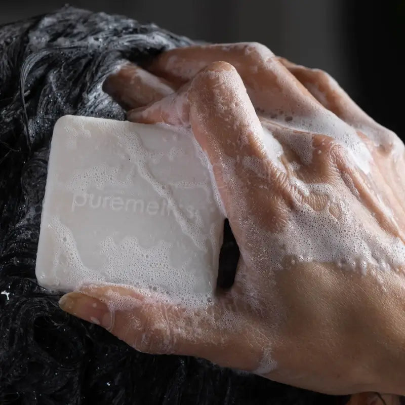 Solid Protein Shampoo "Almond Milk"