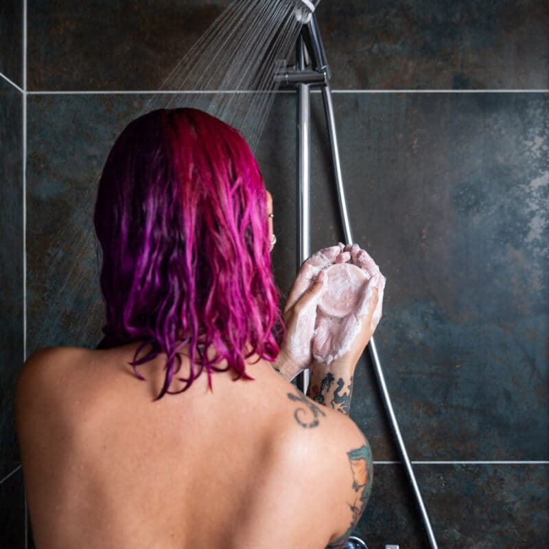 Solid shampoo "Color Block" for coloured-treated hair