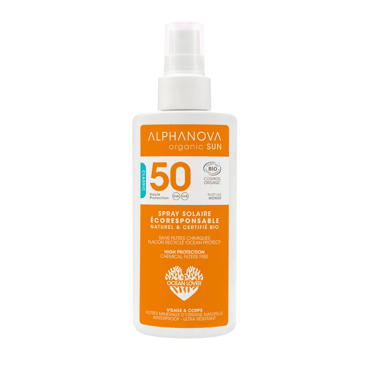 Organic Sun Milk - High Protection SPF50 Sun Spray
