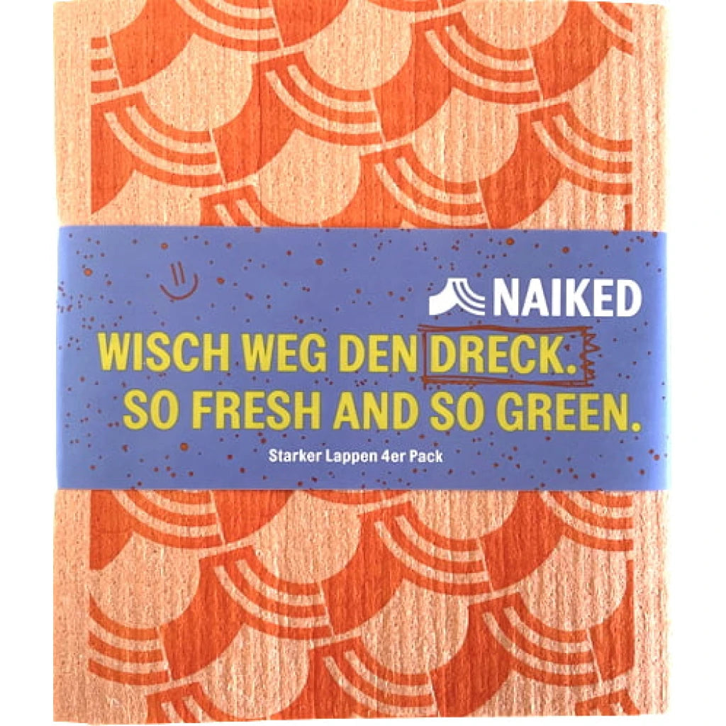 NAIKED Sponge Cloth 4-pack