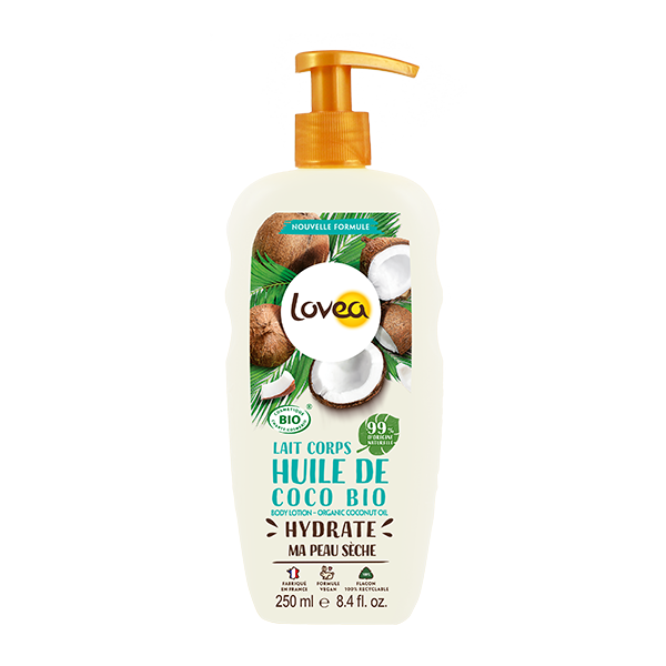 Body Lotion Organic Coconut Oil - Dry Skin