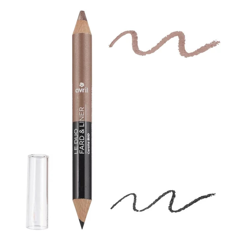 2-in-1 Eyeshadow & Eyeliner Charcoal/Taupe