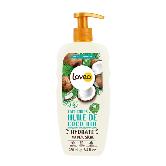Body Lotion Organic Coconut Oil - Dry Skin