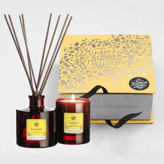 Gift Set Candle & Diffuser - Lemongrass & Cedarwood