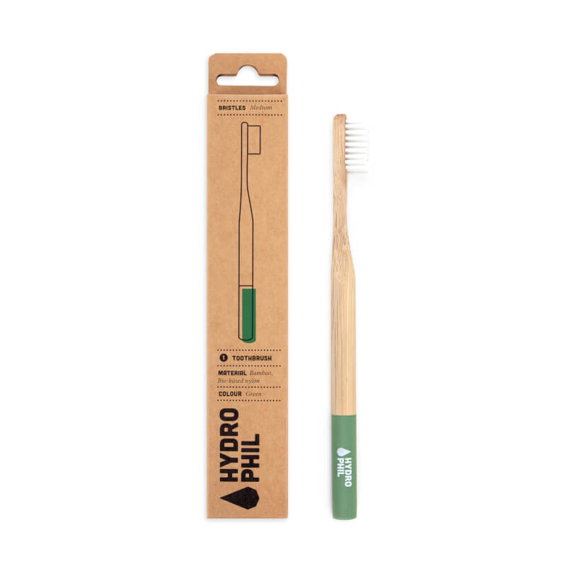 Tandborste i bambu, Medium