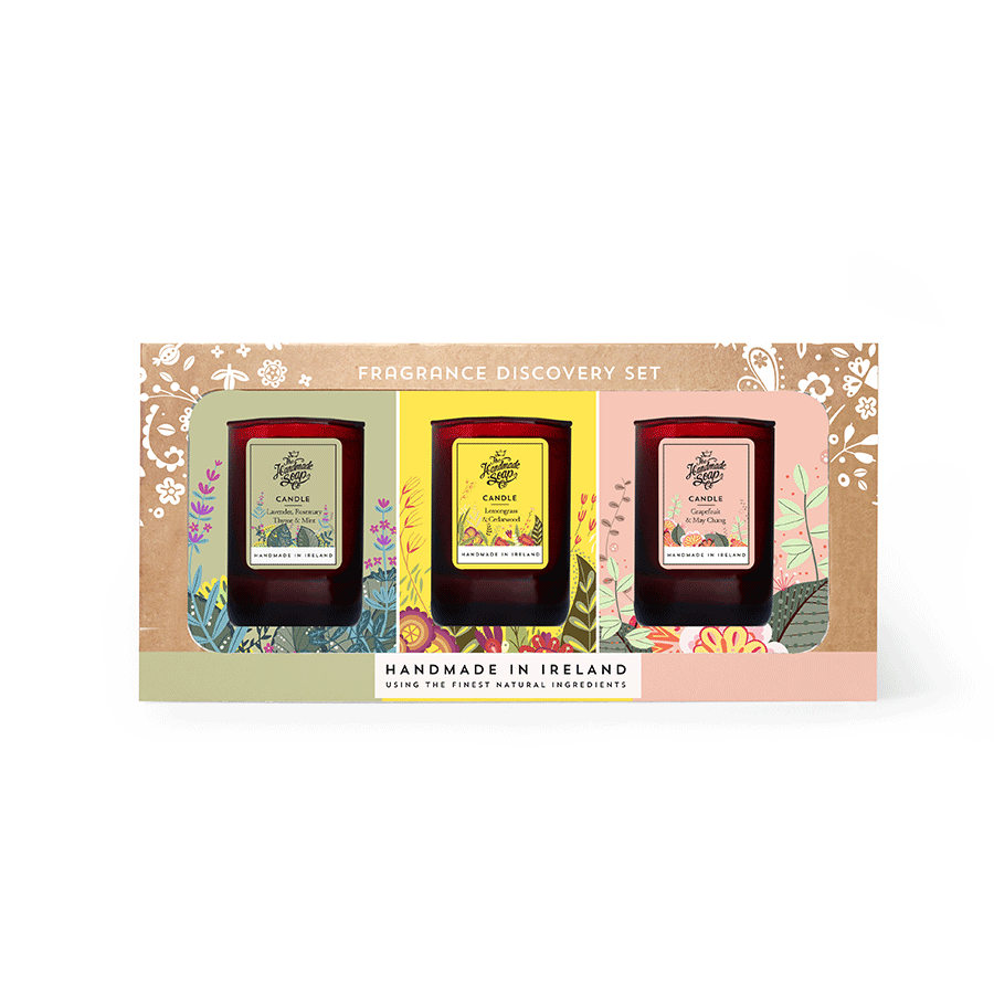 Trio Mini-doftljus Gåvokit