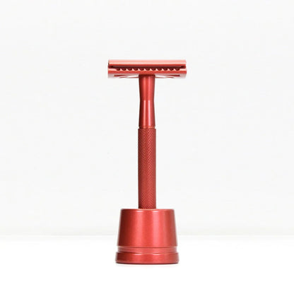 Metal Safety Razor with stand