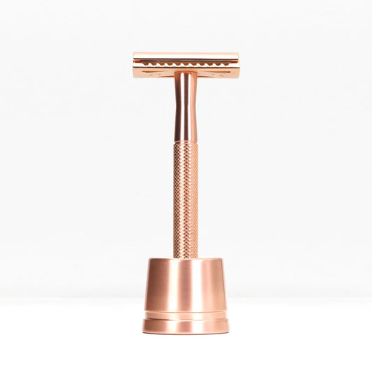 Metal Safety Razor with stand