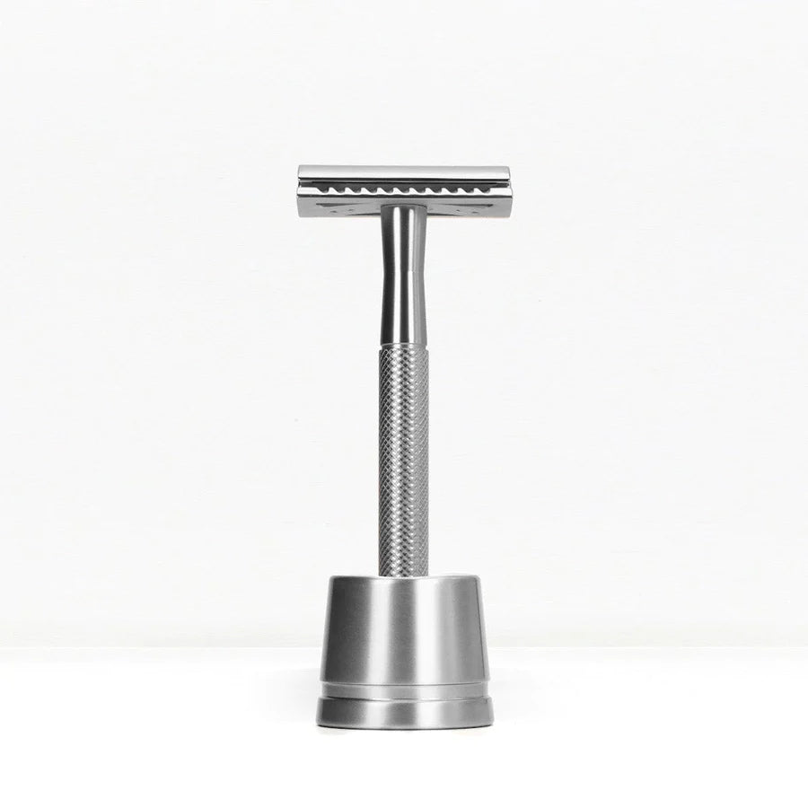 Metal Safety Razor with stand