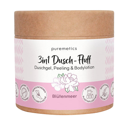 3-in-1 Dusch-Fluff "Sea Of Flowers"