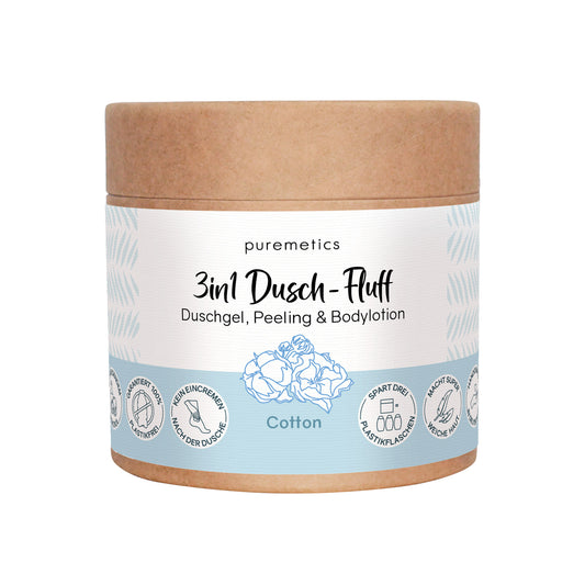 3-in-1 Dusch-Fluff "Cotton"