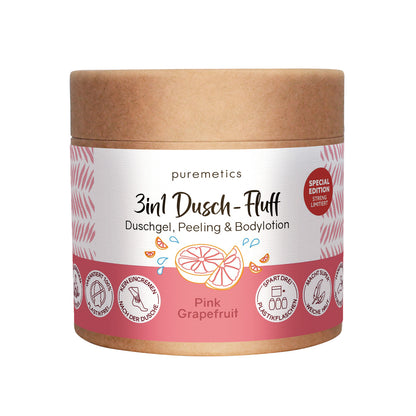 3-in-1 Dusch-Fluff "Pink Grapefruit"