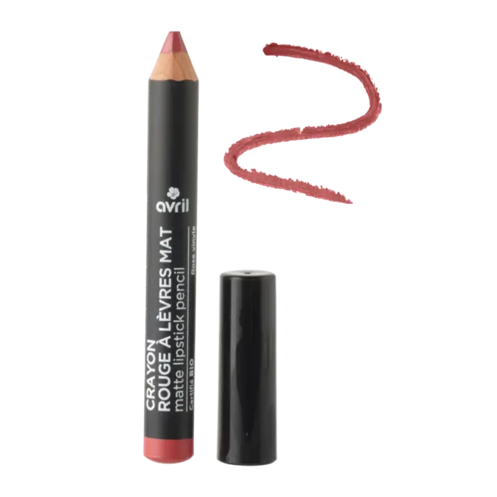 Matte Lipstick Pencil |  Rose vinyle