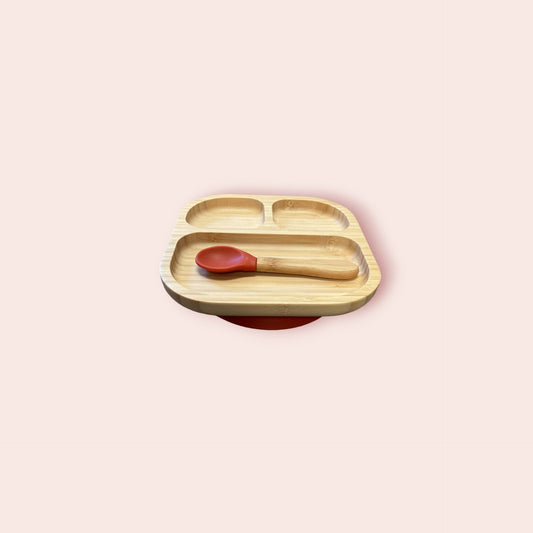 Terracotta Plate Meal Set (plate + spoon)