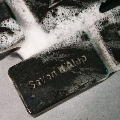 Aleppo soap with organic charcoal