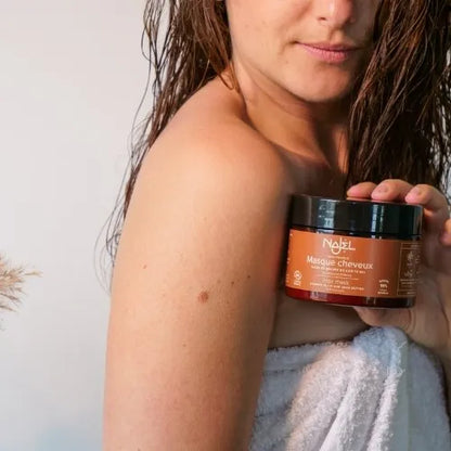 Unscented organic detangling hair mask