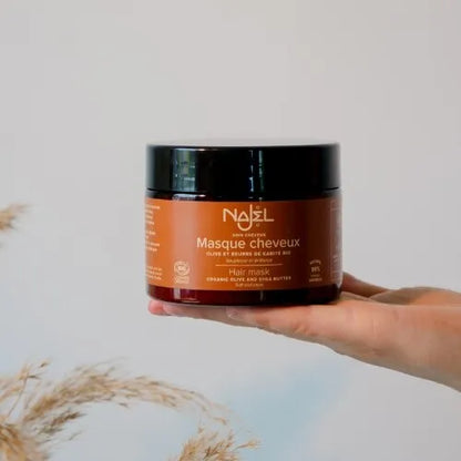 Unscented organic detangling hair mask