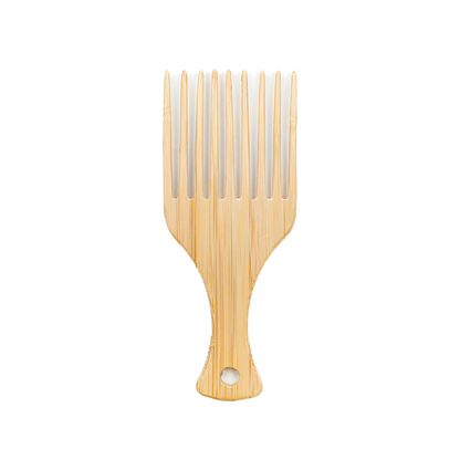 Bamboo Afro Comb