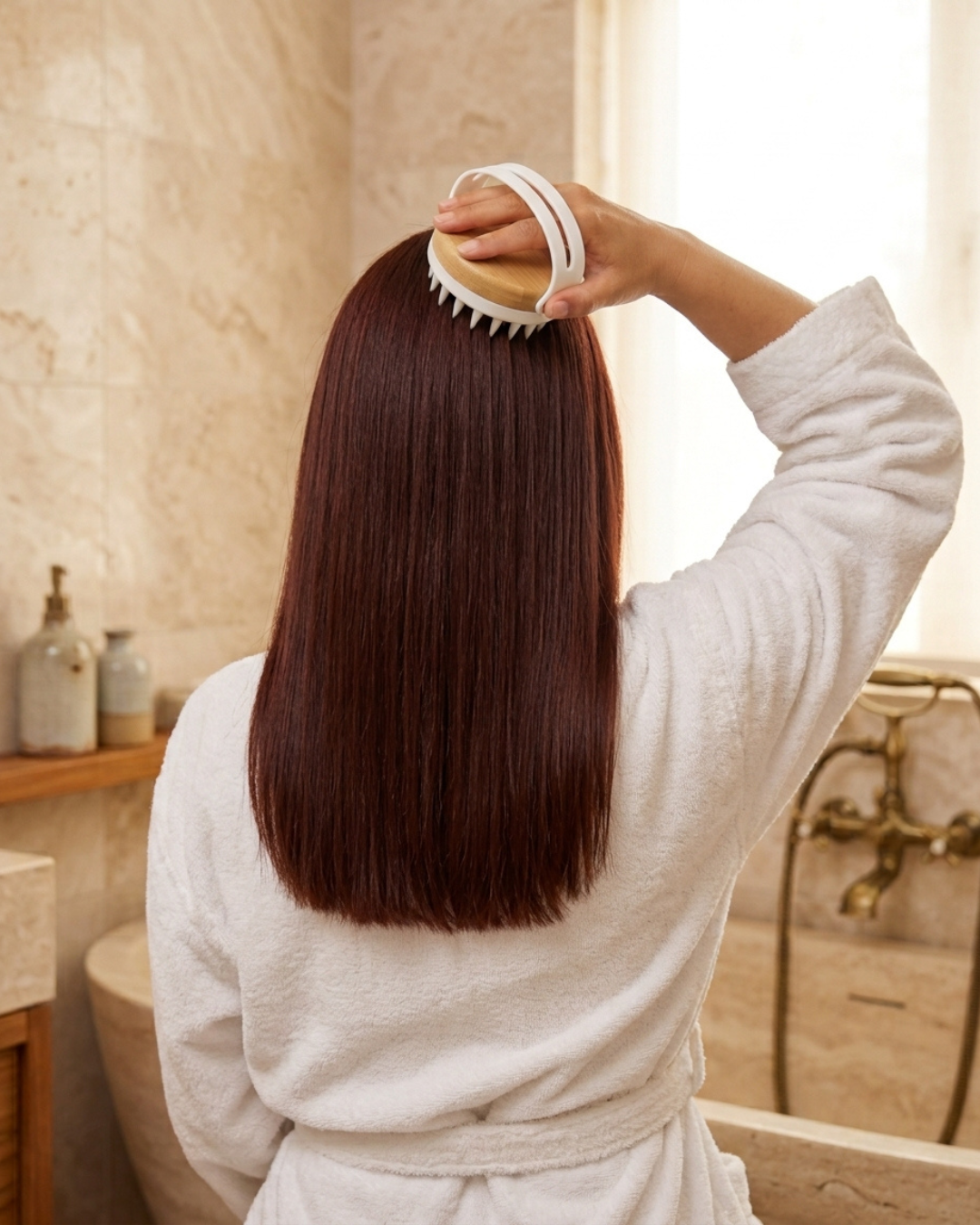 Scalp massage brush