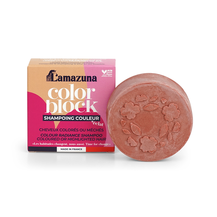 Solid shampoo "Color Block" for coloured-treated hair