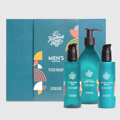 Mens Gift set – Wash, Shave gel & Aftershave balm