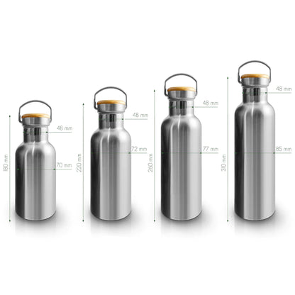 Insulated steel bottles