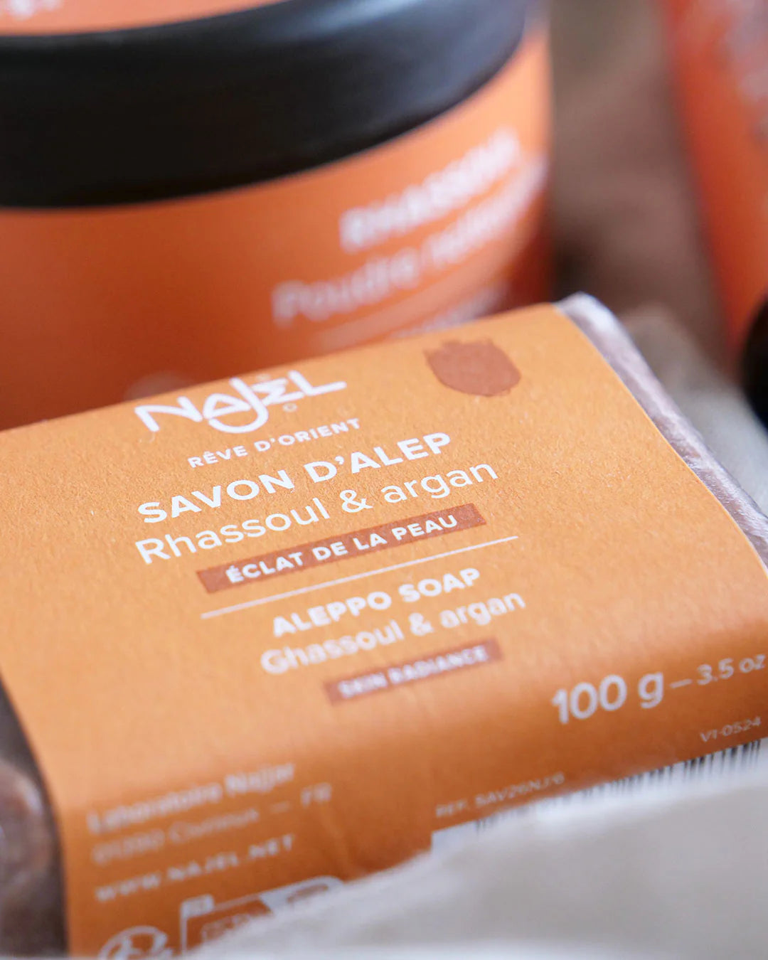 Aleppo soap with Argan & Rhassoul