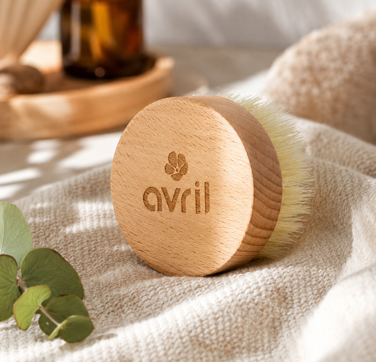 Dry massage brush