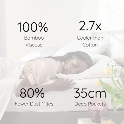 Bamboo Fitted Sheet | 12 färger | 4 storlekar