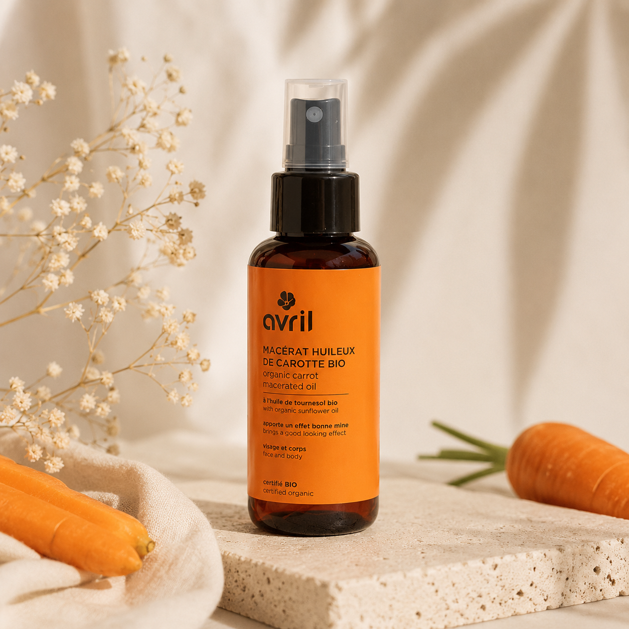 Organic Macerated Carrot Oil